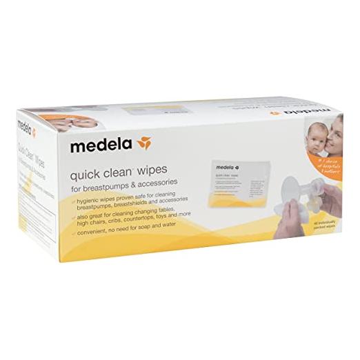Medela Quick Clean Breast Pump And Accessories Wipes - 40 Count