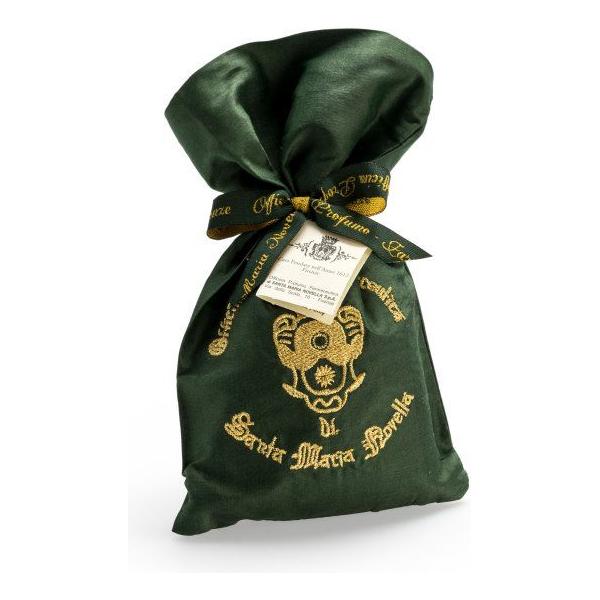 S.M. Novella Pot Pourri - Embroidered Green Silk Bag 40 G