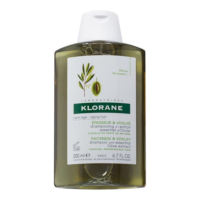 Klorane Shampoo with Essential Olive Extract, 6.7 Oz