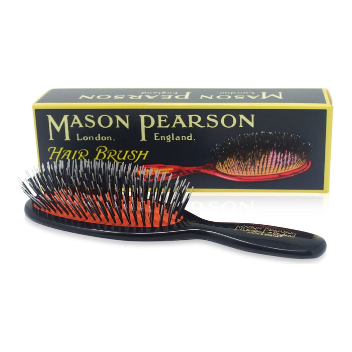 Mason Pearson Boar Pocket Bristle & Nylon Brush- BN4 Dark Ruby