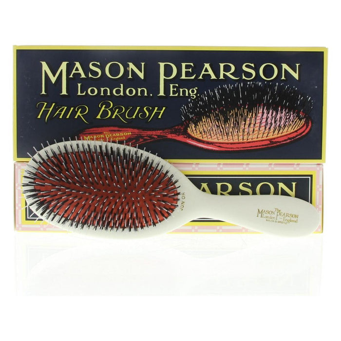 Mason Pearson Junior Bristle & Nylon Hair Brush Medium - BN2  Ivory