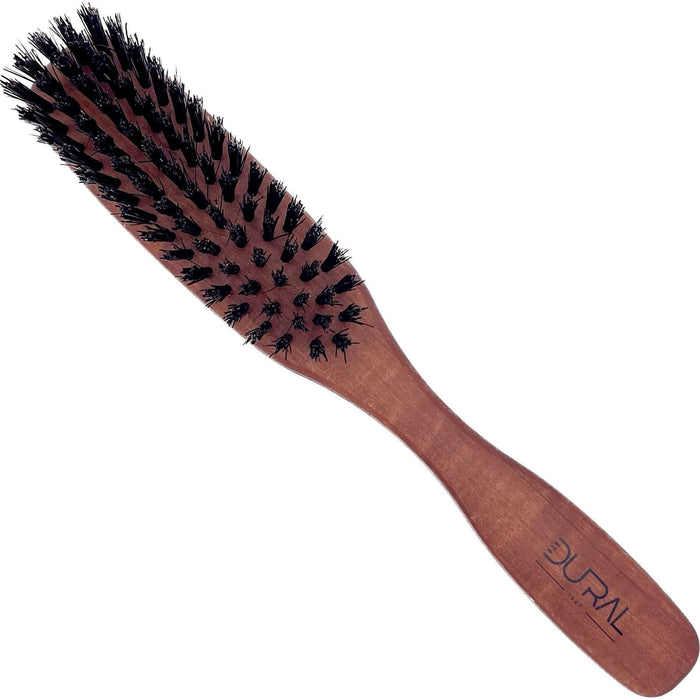 Dural Hair Brush 5 Rows Pear Wood Oiled Wild Boar