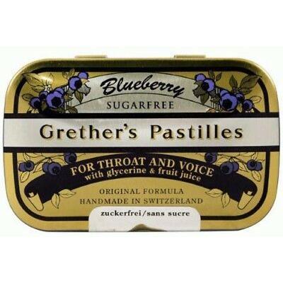 Grether's Pastilles Blueberry Sugar-free 44 Lozenges