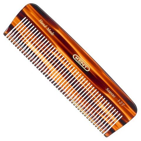 Kent Handmade Comb 12T - 146 mm Medium Size for Thick/Coarse Hair