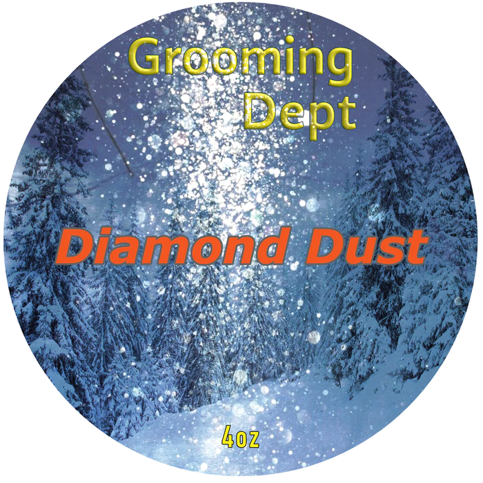 Grooming Dept Kairos Diamond Dust Shaving Soap 4 Oz